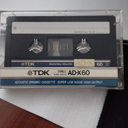 KASETA TDK typ II  AD-X 60 super low noise night qutput