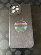 Etui do iPhone 11 pro z logo tęczowego jabłuszka