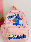 plecak różowy Stitch 30x26 cm przedszkole wycieczki 