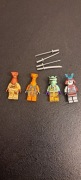Minifigurki Lego Ninjago 4 szt plus 4 miecze 