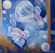 Obraz na płótnie FLOW 60x60 cm