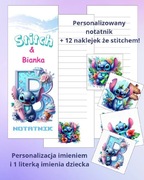 Notatnik stitch personalizowany + GRATIS