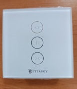 Inteligentny przełącznik roletowy WiFi biały ETERSKY