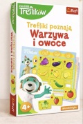Gra edukacyjna dla dzieci Trefliki poznają warzywa i owoce