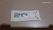 Napis "20" na klapę bagażnika - Leon 1M, Toledo II