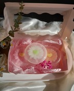 Zestaw upominkowy mydła glicerynowego. 