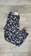 D&A spodnie alladynki bambus w kwiaty L-3XL