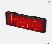 BLUETOOTH TABLICZKA NA NAZWISKO LED