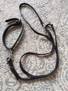 Smycz i obroża skórzana 2cm