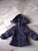 Fioletowo-granatowa kurtka ciepła 86/92 Angel Kids