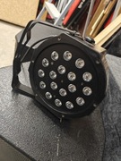 LED par 18led colorstage 8szt z przewodami podaj dalej