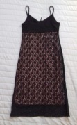 ANTALL koronkowa czarna sukienka r.34