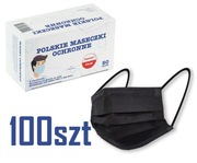 POLSKIE CZARNE MASECZKI JEDNORAZOWE, 100 szt,CERT
