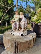 Porcelana, figurki porcelanowe "Para zakochanych"
