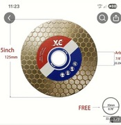 tarcza diamentowa do cięcia ukosowania gresu 125mm 45 stopni wandeli