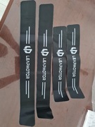 Zestaw naklejek zabezpieczających/ozdobnych "Carbon" na progi LEAPMOTOR