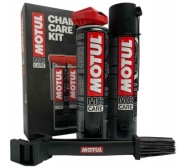 ZESTAW DO CZYSZCZENIA ŁAŃCUCHA MOTUL C1 400ML C2 + SZCZOTKA