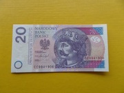 Polska 20 złotych Bolesław Chrobry 2016 UNC- Seria CC
