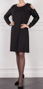 Womanary sexi sukienka cekinowy rękaw xxxl 48 50