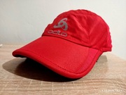 Czapa z daszkiem ODLO czerwona sportowa