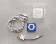 Apple IPod Shuffle Mp3 4gen 2GB A1373 Niebieski Zestaw IDEAŁ 