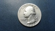 USA quarter dollar (1/4 dolara) 1943 S_srebro