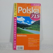 Polska 1:715 000 mapa samochodowa.