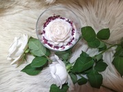 Świeczka zapachowa w słoiku - Biała Róża