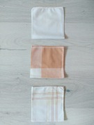 Chusteczki damskie materiałowe retro PRL 