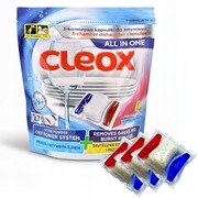 Kapsułki do Zmywarki z Aktywnym Tlenem 27 szt. dla Czystości Naczyń CLEOX