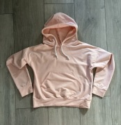 Damska bluza z kapturem - hoodie M/L pudrowy róż