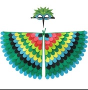 Strój przebranie kostium ptak skowronek słowik papuga dziecioł 