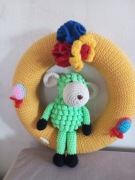 Wielkanocny wianek na drzwi 