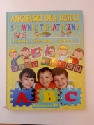 Angielski dla dzieci słownik tematyczny, 38 stron, twarda oprawa