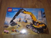 Lego City 60420 koparka żółta 633 elementy klocki Constructuin Excavator