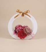 Kompozycja kwiatowa z wosku pszczelego FLOWERBOX