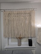 Firanka z makramy 145x 130