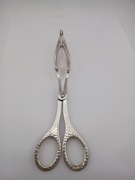 Posrebrzane szczypce do ciast i deserów