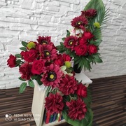 Stroik kompozycja komplet na grób na cmentarz