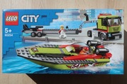 LEGO City 60254 - Transporter łodzi wyścigowej