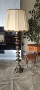 Stylowa lampa podłogowa mosiężna vintage 170 cm | klasyczna | retro