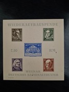 Okupacja strefa radziecka - Turyngia Mi Blok 3 B stan ** LUX