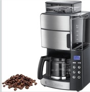 Ekspres ciśnieniowy do kawy wbudowany młynek regulacja mocy 1.25L 1000w