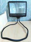 Lupa 5x LED 43 Diody na Gęsiej Szyi 24x19cm Pełnostronicowa