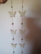 Wiszące ozdoby metalowe-motyle