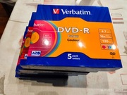 Płyta Verbatim DVD-R 4,7 GB 5 szt. AZO, Kolorowe
