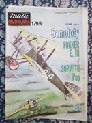 Samoloty Fokker E.III i Sopwith Pup 