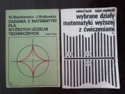 2x Stare książki MATEMATYKA Wybrane dzialy matematyki wyższej z ćwiczeniami