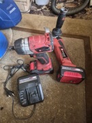 Szlifierka akumulatorowa 115  Einhell  TE-AG 18/115 Li i klucz udarowy 