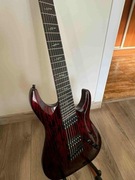Schecter C-7 MS Silver Mountain Blood Moon